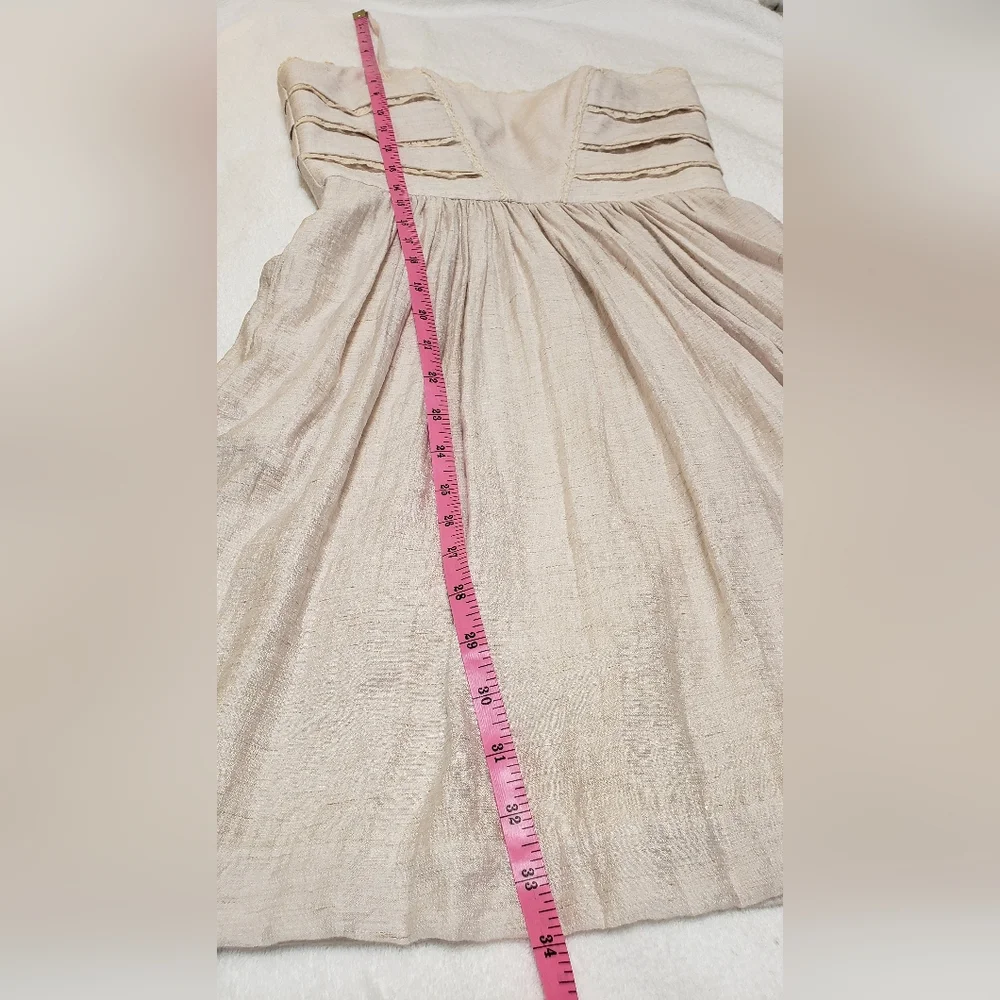Jessica Simpson Nude Mini Dress With Straps Size 4 - Picture 12 of 16